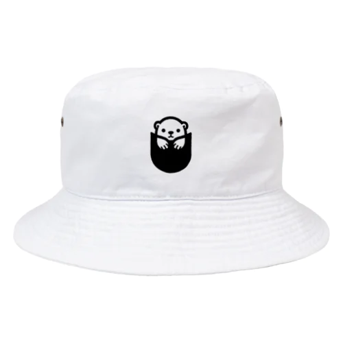 ポケットアニマル　白熊 Bucket Hat