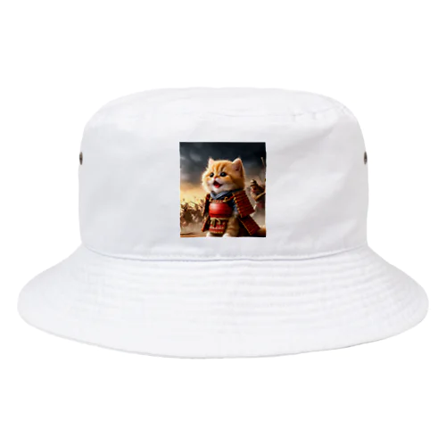 戦ねこ Bucket Hat