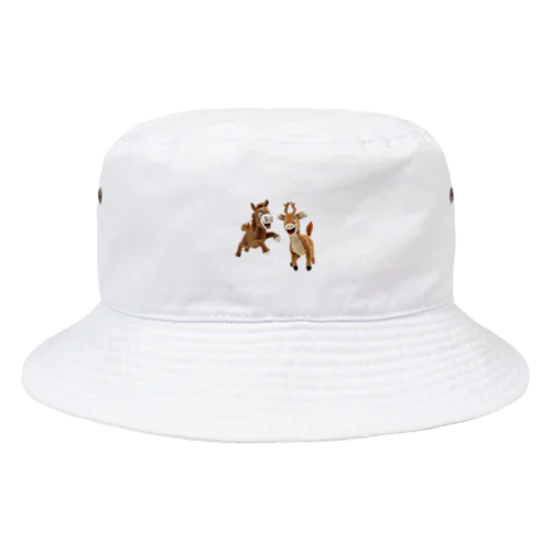 uma and shika Bucket Hat