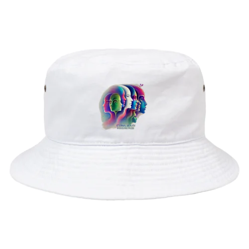 「進化する顔の中の永遠の美」 Bucket Hat