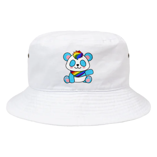 にじいろパンダ Bucket Hat