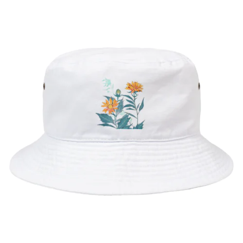RetrowaveFlower-ベニバナ- Bucket Hat