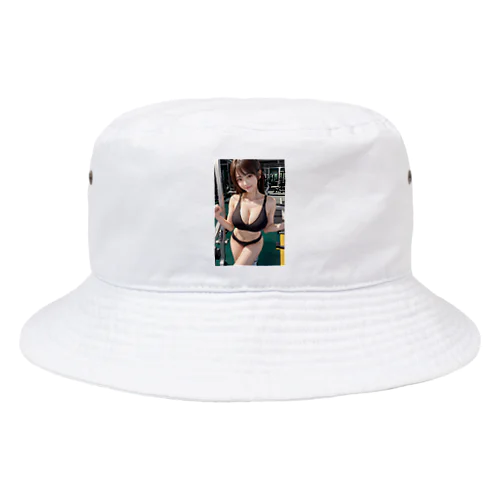 スポーツ女子 Bucket Hat