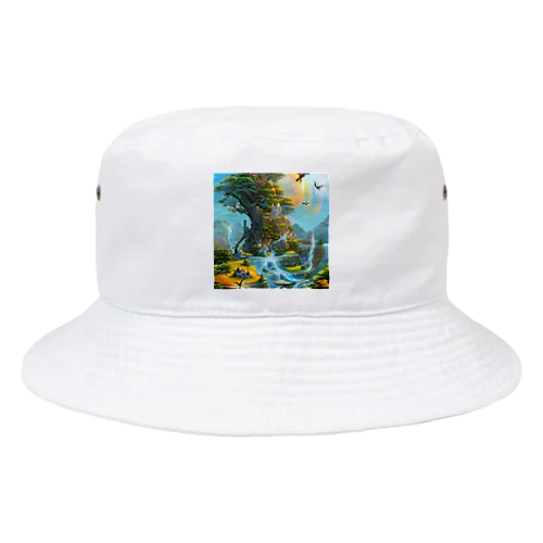 神秘的な場所で創作活動 Bucket Hat