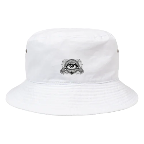 Sacred Geometry Eye Bucket Hat