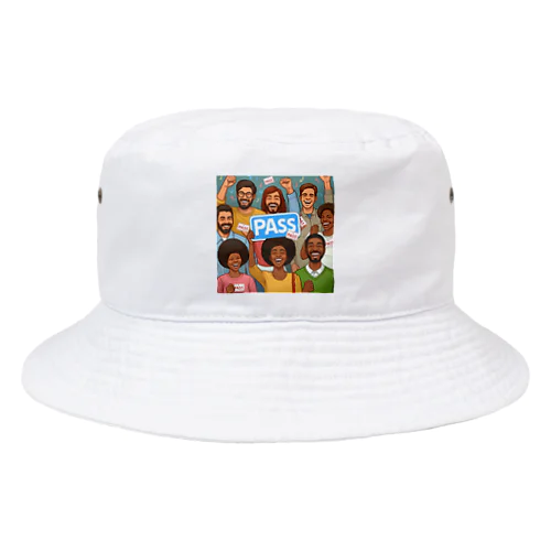 合格PASSED Bucket Hat