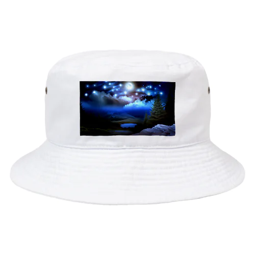 山の夜景 Bucket Hat