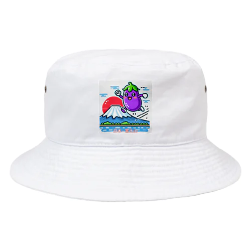 世界を旅するナスビー Bucket Hat