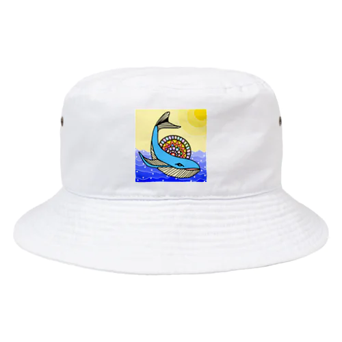 カラフルクジラ Bucket Hat