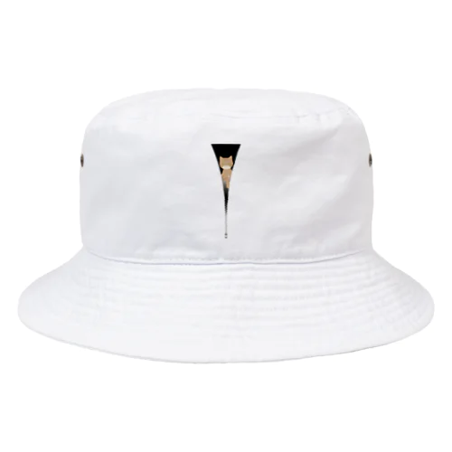 ファスナー猫　茶トラ Bucket Hat