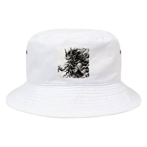 迫力ある鬼 No5 Bucket Hat