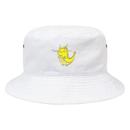 ほんわかドラゴン　きいろ Bucket Hat