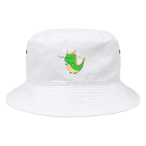 ほんわかドラゴン　みどり Bucket Hat