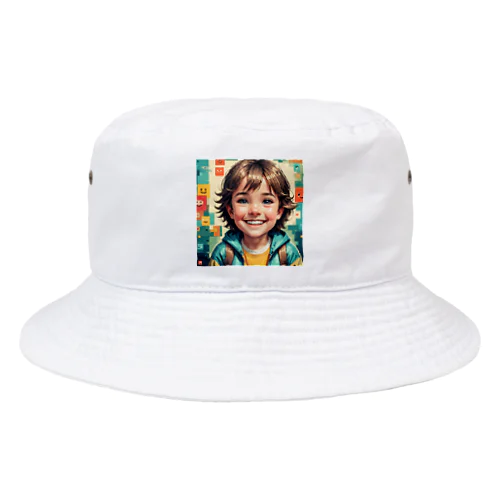 笑っている子供の顔 Bucket Hat