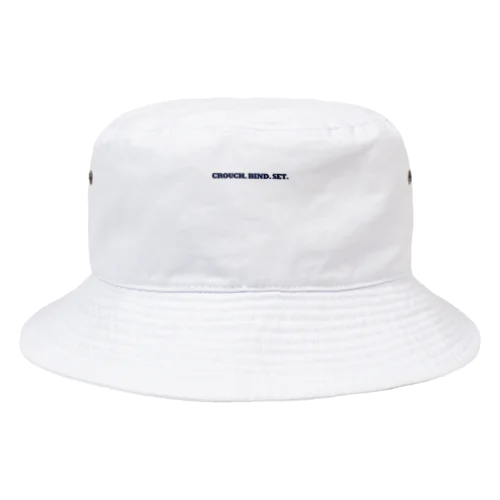 CROUCH.BIND.SET.  ラグビー  Bucket Hat