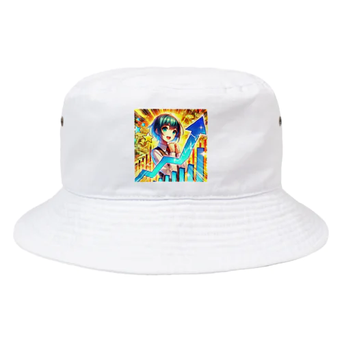 株価高騰 Bucket Hat