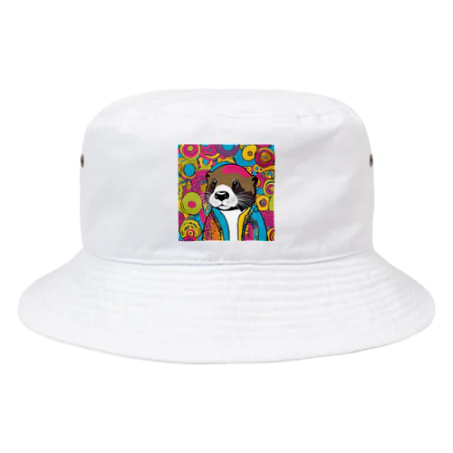 ポップなカワウソさんだぞ！ Bucket Hat