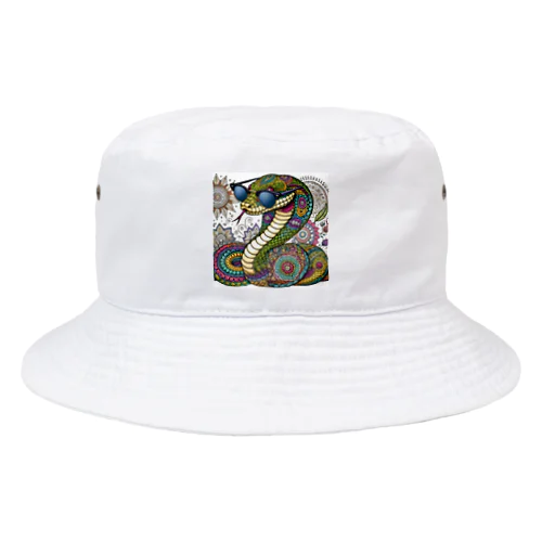 サングラス蛇 Bucket Hat