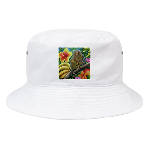 サル、猿 Bucket Hat