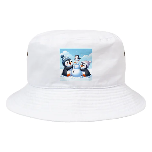 たのしいペンギン Bucket Hat