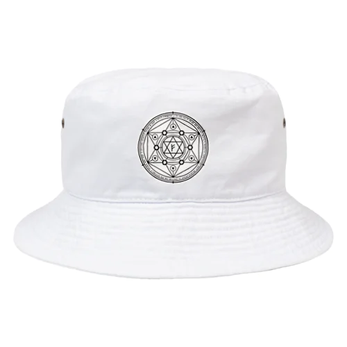 FEOH魔法陣（White） Bucket Hat