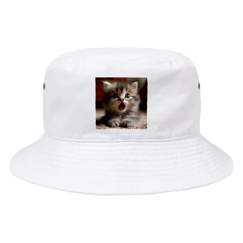 ビックリした子猫 Bucket Hat