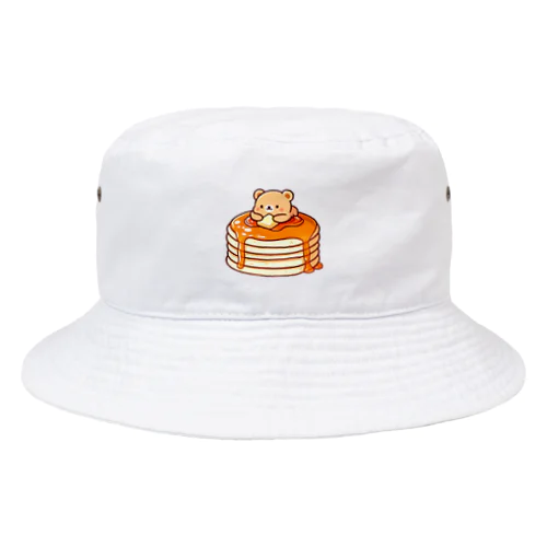 ホットケーキとクマさん Bucket Hat