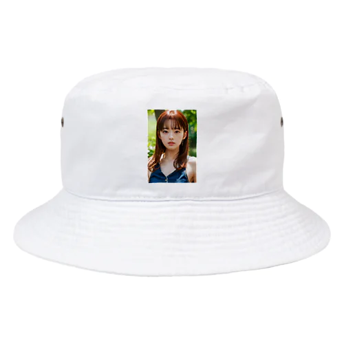 未来少女カラーズ　茶 Bucket Hat