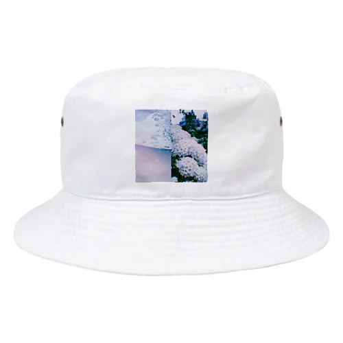 ハンブンコ「泡×花」 Bucket Hat