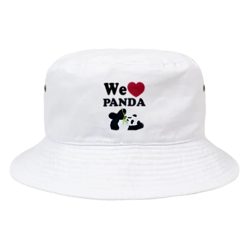 we love パンダ Bucket Hat