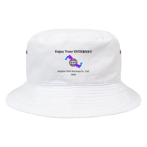 架空のレトロIT企業グッズ Bucket Hat