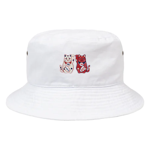 【日本レトロ#01】招き猫 Bucket Hat