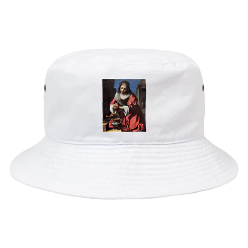 聖プラクセディス / フェルメール(Saint Praxedis 1655) Bucket Hat