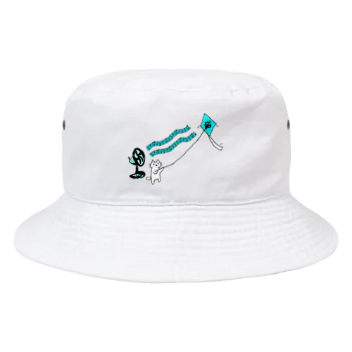 夏の凧揚げ Bucket Hat