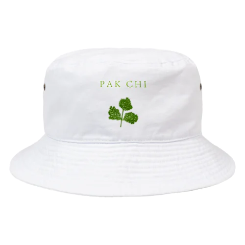 この夏おすすめ！グルメデザイン「パクチー」（Tシャツ・パーカー・グッズ・ETC） Bucket Hat