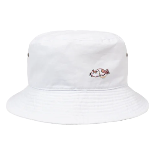 ねんねこねん猫(=ﾟωﾟ=) Bucket Hat