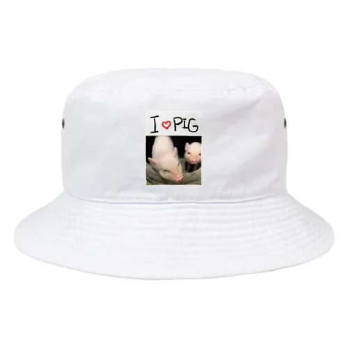 I ❤️PIG Bucket Hat