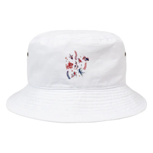 【日本レトロ#27】金魚 Bucket Hat