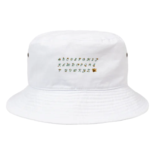 アルファベット＋イエローブーケ Bucket Hat