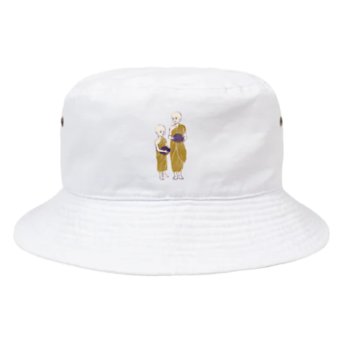 【ミャンマーの人々】少年モンク Bucket Hat