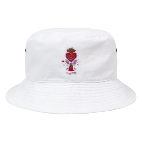 メキシコのハートタッセル（ピンク） Bucket Hat