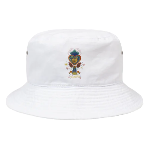 メキシコのハートタッセル（ブルー） Bucket Hat