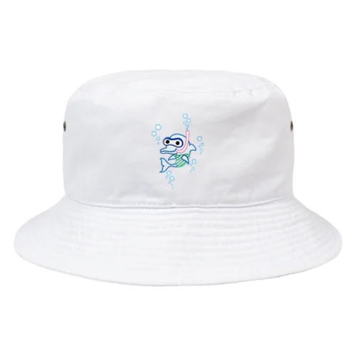 スノーケルするイルカ♪ Bucket Hat