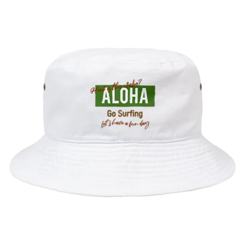 go surfing緑 Bucket Hat