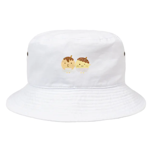 たこ焼き_「たこべぇ」と「はっちゃん」  Bucket Hat