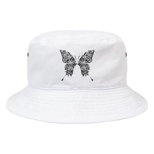 Butterfly (Black) バケットハット