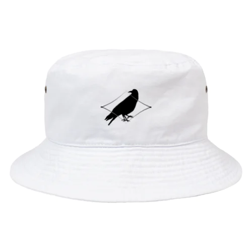 CafeBARカラスロゴ Bucket Hat