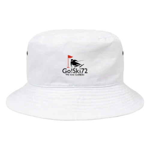 Go!Ski72 バケットハット 白 Bucket Hat