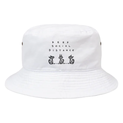 Keep social distance Bucket Hat