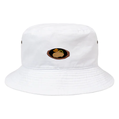 ベタ塗りステーキ Bucket Hat